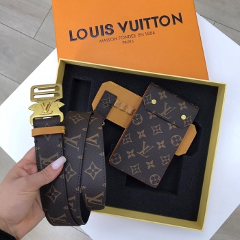 Ремень с чехлом для телефона Louis Vuitton Артикул BMS-51641. Вид 2