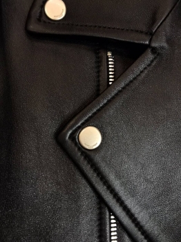 Куртка кожаная Yves Saint Laurent Артикул BMS-79506. Вид 4