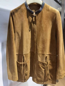 Замшевая куртка Brunello Cucinelli Артикул BMS-98013. Вид 1