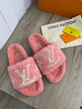 Меховые тапочки  Louis Vuitton Артикул BMS-98525. Вид 1