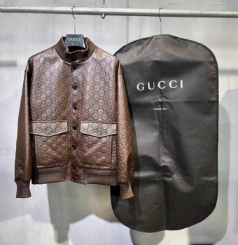 Кожаная куртка Gucci Артикул BMS-118897. Вид 1