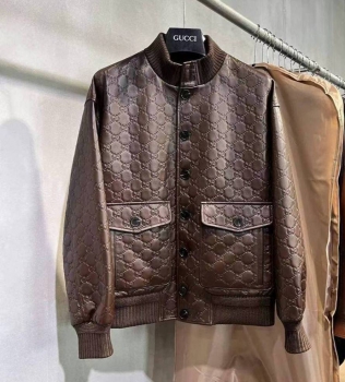 Кожаная куртка Gucci Артикул BMS-118897. Вид 2
