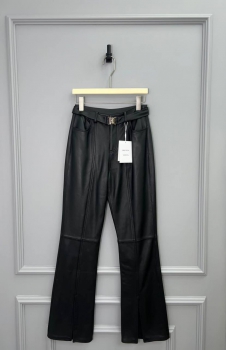 Кожаные брюки  Bottega Veneta Артикул BMS-118948. Вид 1