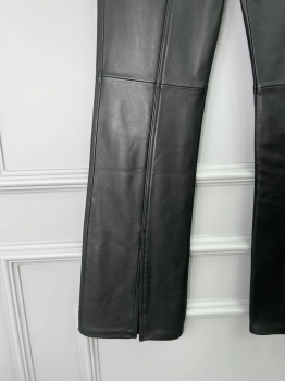 Кожаные брюки  Bottega Veneta Артикул BMS-118948. Вид 3