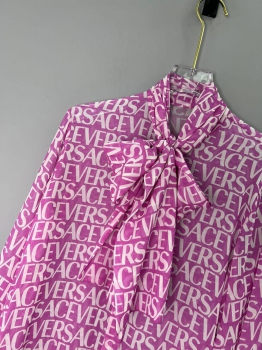 Шелковая рубашка Versace Артикул BMS-118949. Вид 2