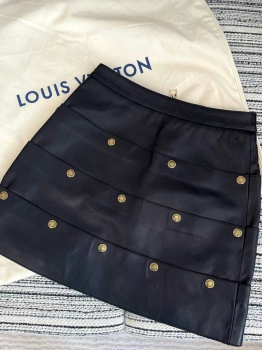 Кожаная юбка  Louis Vuitton Артикул BMS-120054. Вид 3