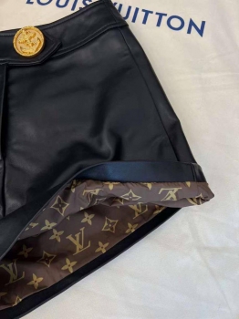 Кожаные шорты Louis Vuitton Артикул BMS-121674. Вид 4