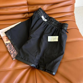 Кожаные шорты Fendi Артикул BMS-123387. Вид 4