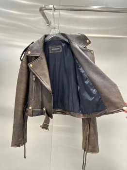 Кожаная куртка Balenciaga Артикул BMS-124091. Вид 4