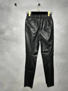 Кожаные брюки Alexander Wang Артикул BMS-125594. Вид 2