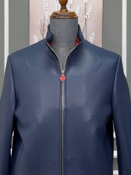 Куртка кожаная  Kiton Артикул BMS-129938. Вид 4
