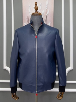 Куртка кожаная  Kiton Артикул BMS-129938. Вид 1