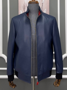 Куртка кожаная  Kiton Артикул BMS-129938. Вид 5